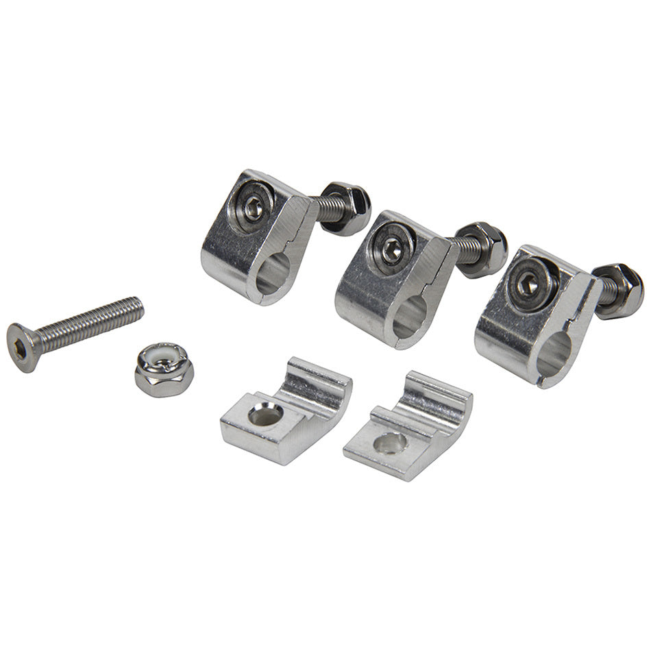 ALLSTAR PERFORMANCE 2pc Alum Line Clamps 5/16in 4pk ALLSTAR PERFORMANCE