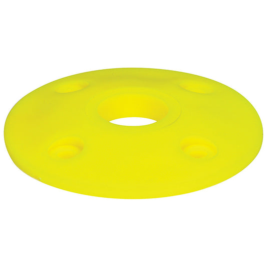 ALLSTAR PERFORMANCE Scuff Plate Plastic Fluorescent Yellow 4pk ALLSTAR PERFORMANCE