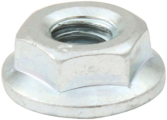 ALLSTAR PERFORMANCE Spin Lock Nuts 50pk Silver ALLSTAR PERFORMANCE