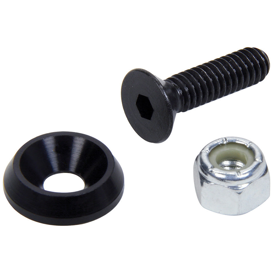 ALLSTAR PERFORMANCE Countersunk Bolts 1/4in w/ 3/4in Washer Blk 50pk ALLSTAR PERFORMANCE