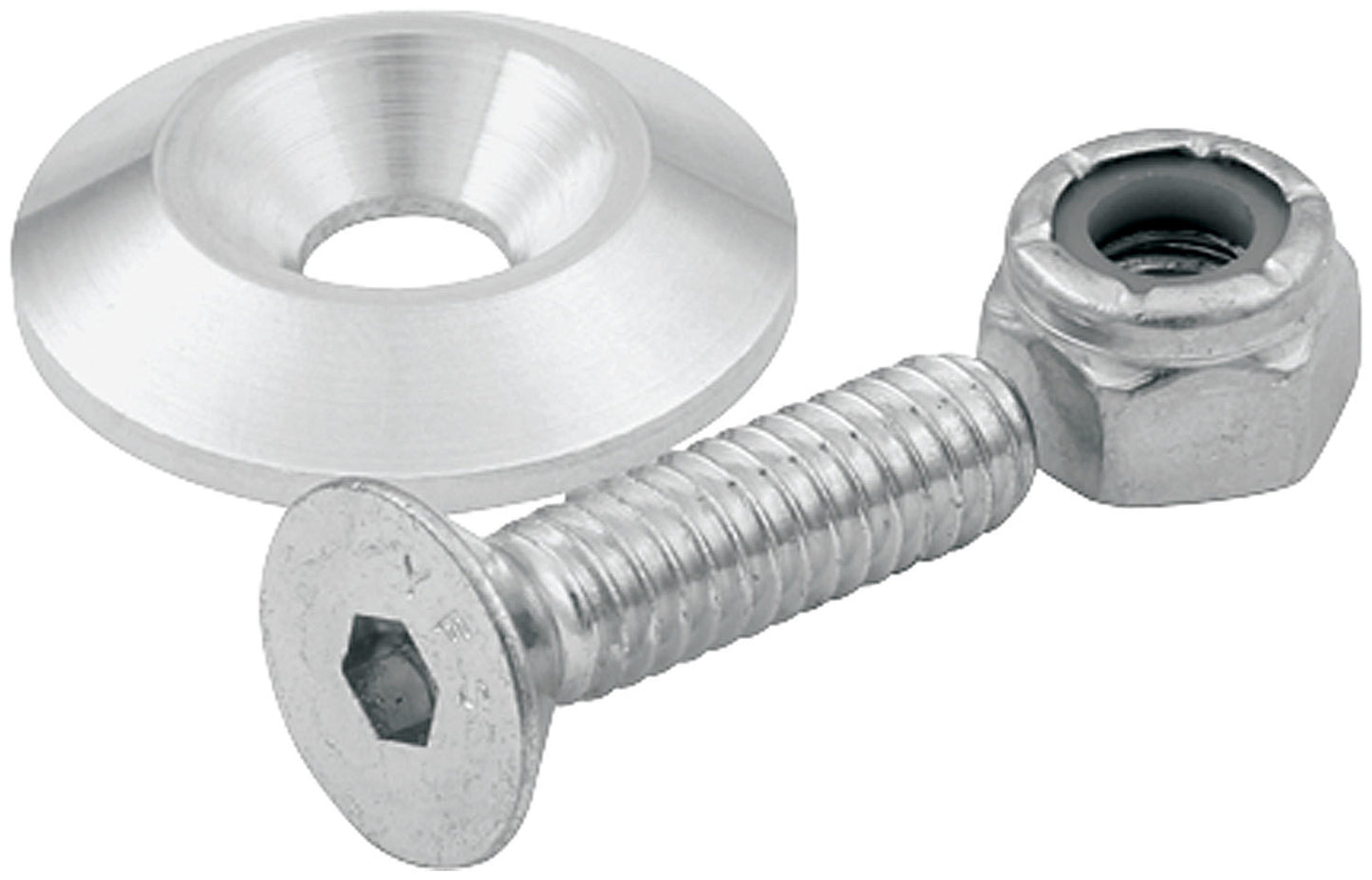 ALLSTAR PERFORMANCE Countersunk Bolts 1/4in w/1.25in Washer 50pk ALLSTAR PERFORMANCE