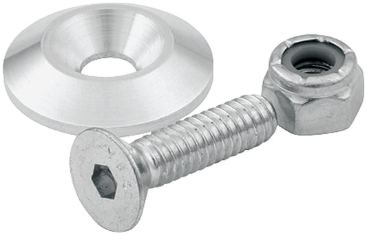 ALLSTAR PERFORMANCE Countersunk Bolts 1/4in w/1.25in Washer 10pk ALLSTAR PERFORMANCE