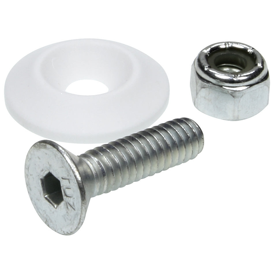 ALLSTAR PERFORMANCE Countersunk Bolt Kit White 50pk ALLSTAR PERFORMANCE