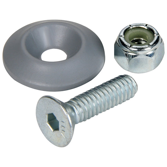 ALLSTAR PERFORMANCE Countersunk Bolt Kit Silver 50pk ALLSTAR PERFORMANCE