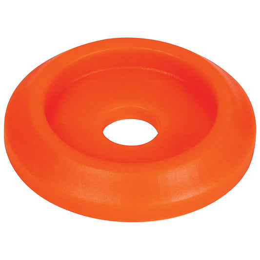 ALLSTAR PERFORMANCE Body Bolt Washer Plastic Fluorescent Orange 10pk ALLSTAR PERFORMANCE