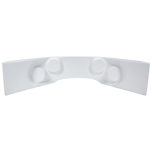 ALLSTAR PERFORMANCE Fiberglass Curved Dash Panel White ALLSTAR PERFORMANCE