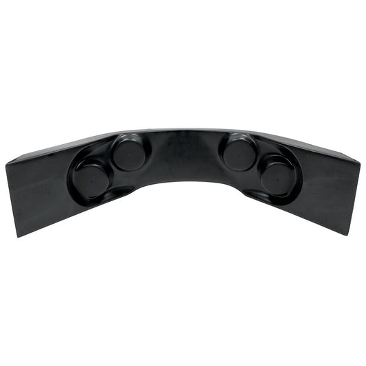 ALLSTAR PERFORMANCE Fiberglass Curved Dash Panel Black ALLSTAR PERFORMANCE