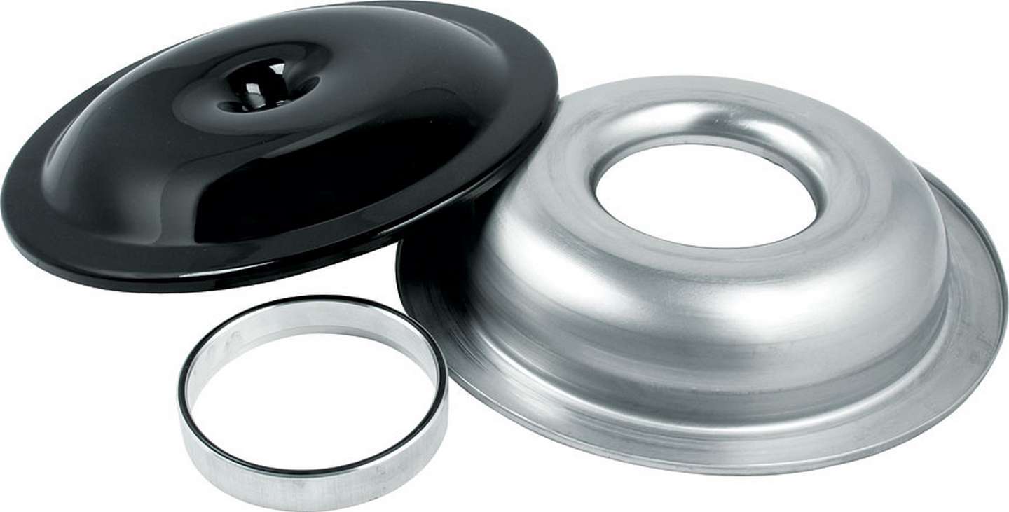 ALLSTAR PERFORMANCE Air Cleaner Kit 14in Black w/1.00 Spacer ALLSTAR PERFORMANCE