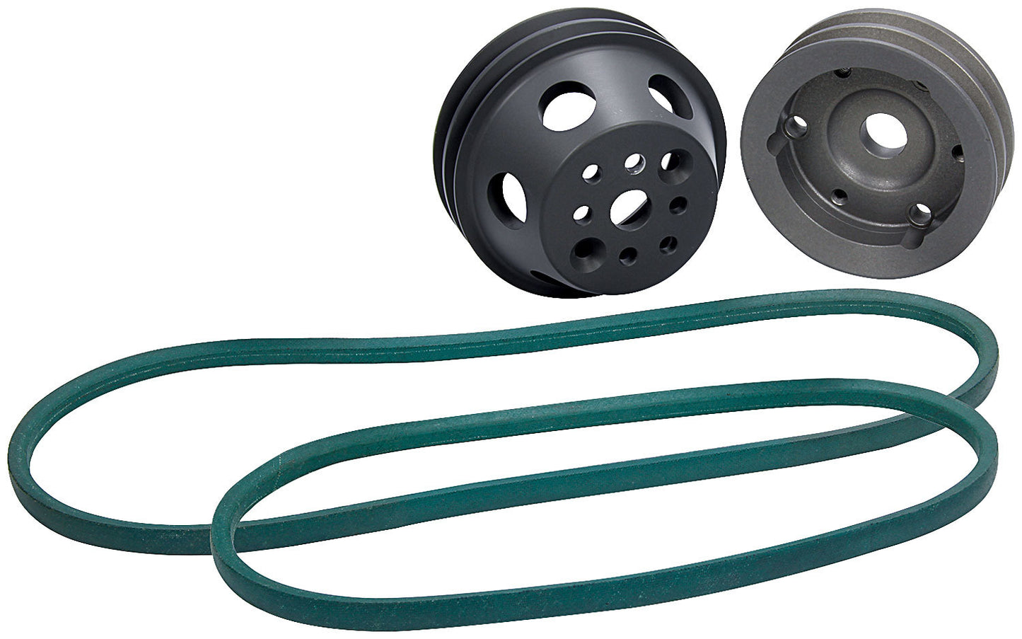 ALLSTAR PERFORMANCE 1:1 Pulley Kit Block Mount PS Premium ALLSTAR PERFORMANCE