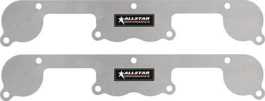 ALLSTAR PERFORMANCE Exhaust Block Off Plates SBC Spread Port Aluminum ALLSTAR PERFORMANCE