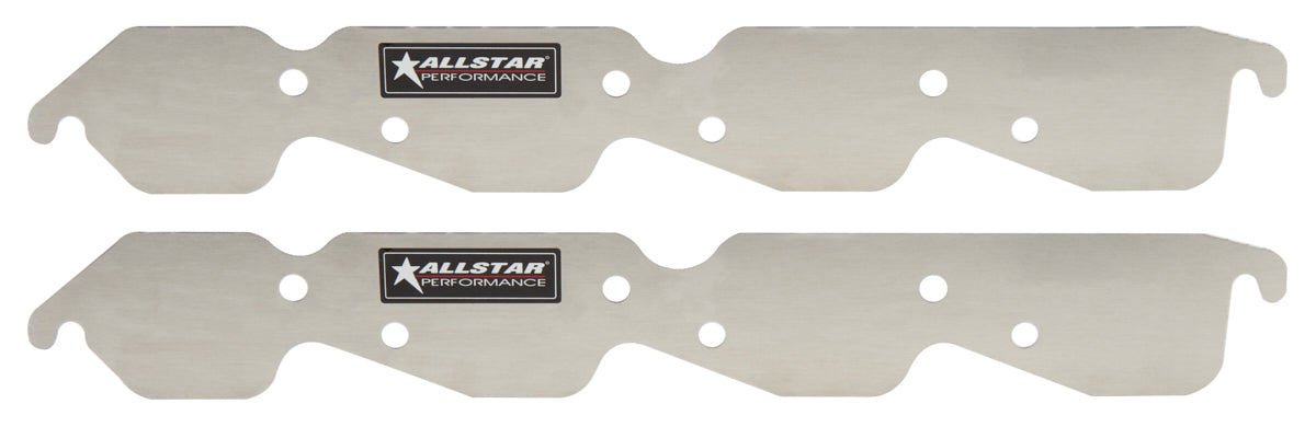 ALLSTAR PERFORMANCE Exhaust Block Off Plates BBC Engines ALLSTAR PERFORMANCE