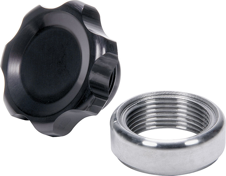 ALLSTAR PERFORMANCE Filler Cap Black with Weld-In Steel Bung Small ALLSTAR PERFORMANCE