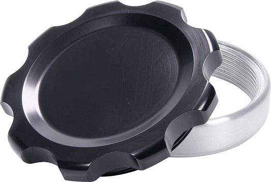 ALLSTAR PERFORMANCE Filler Cap Black with Weld-In Steel Bung Large ALLSTAR PERFORMANCE