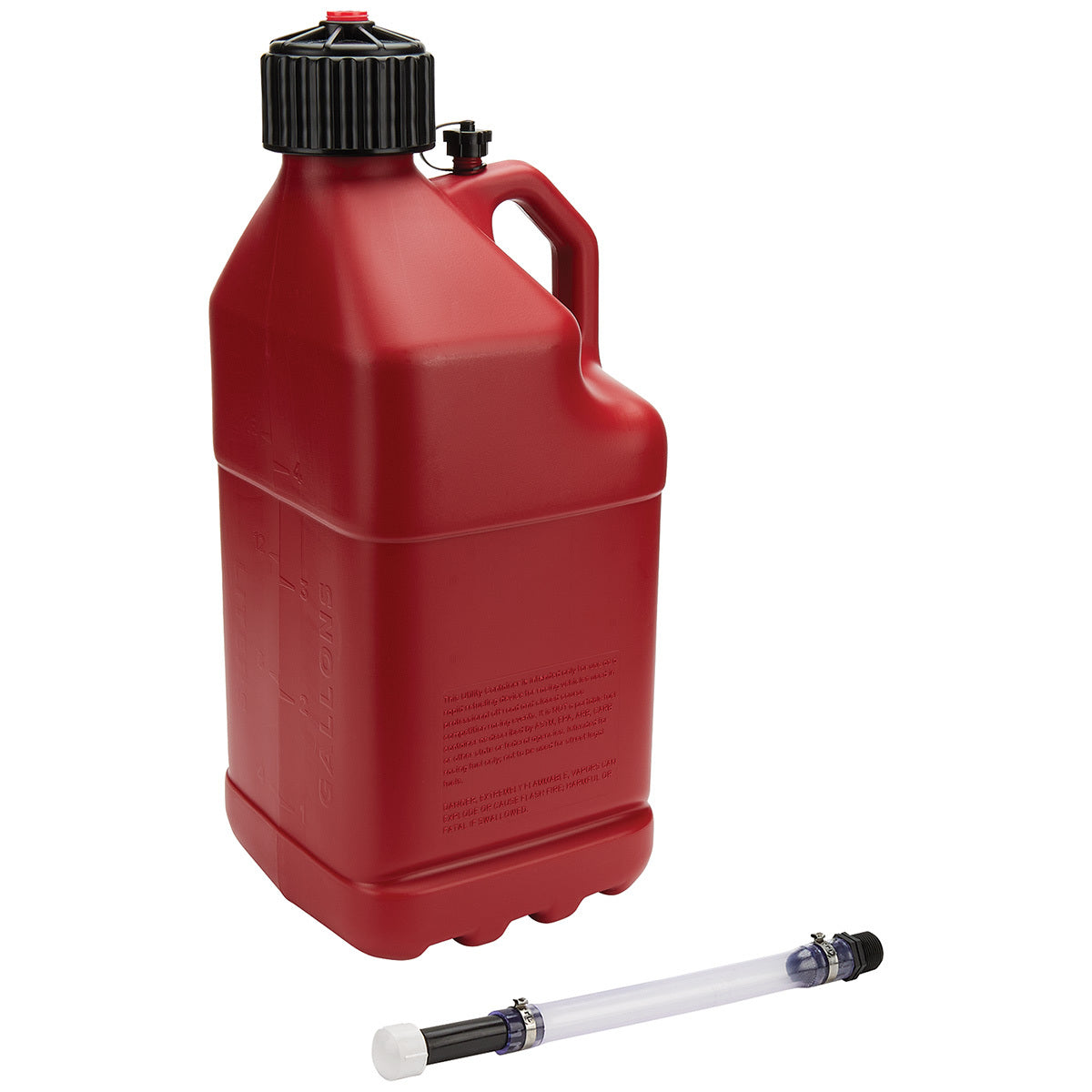 ALLSTAR PERFORMANCE Utility Jug 5 Gal w/Filler Hose Red ALLSTAR PERFORMANCE