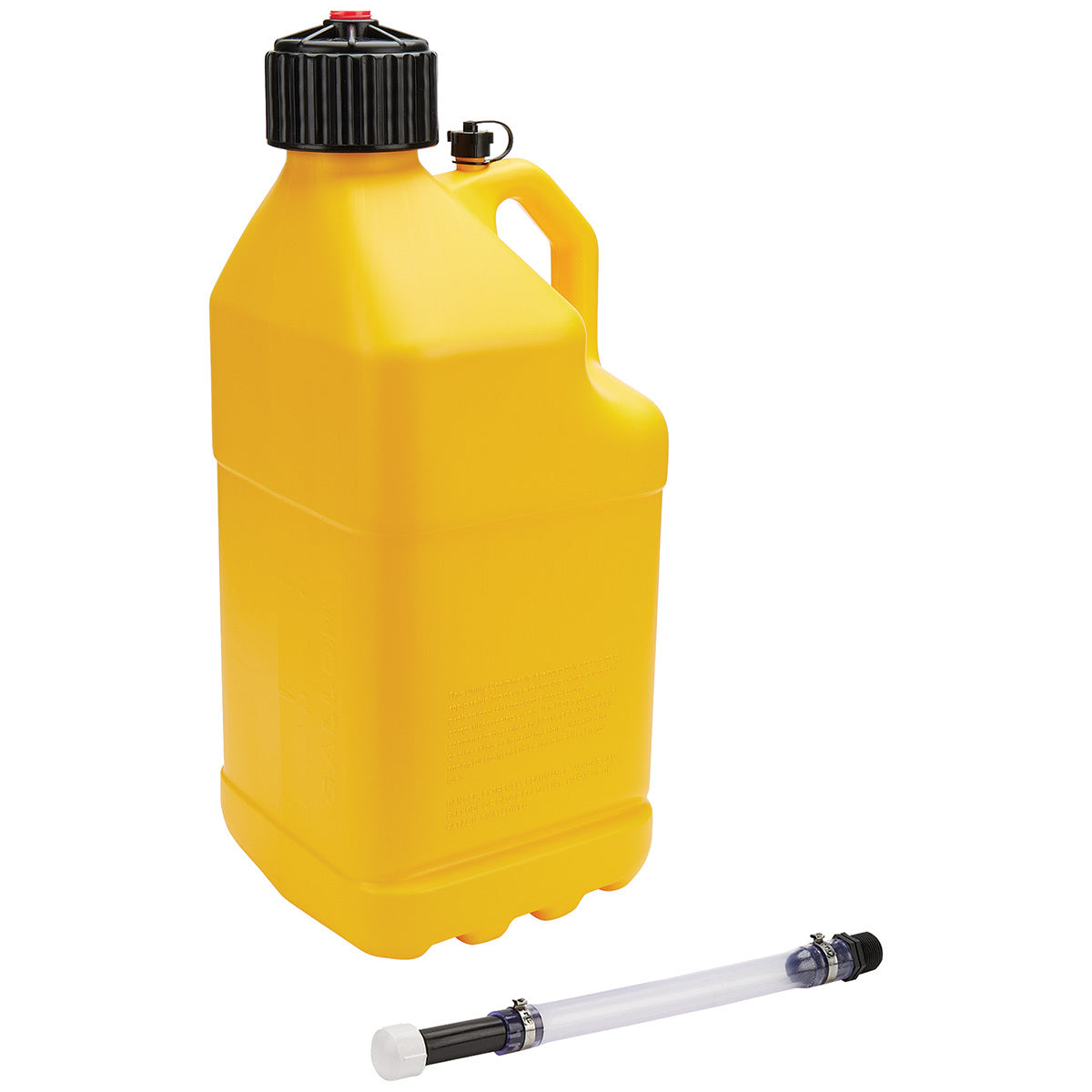 ALLSTAR PERFORMANCE Utility Jug 5 Gal w/Filler Hose Yellow ALLSTAR PERFORMANCE