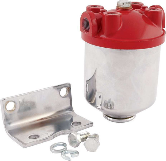 ALLSTAR PERFORMANCE Fuel Filter Chrome Canister ALLSTAR PERFORMANCE