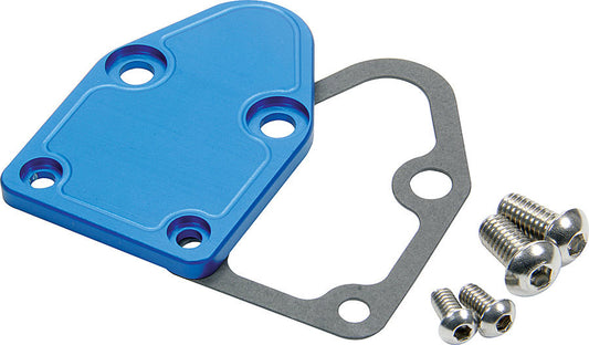 ALLSTAR PERFORMANCE SBC F/P Block Off Plate Blue ALLSTAR PERFORMANCE