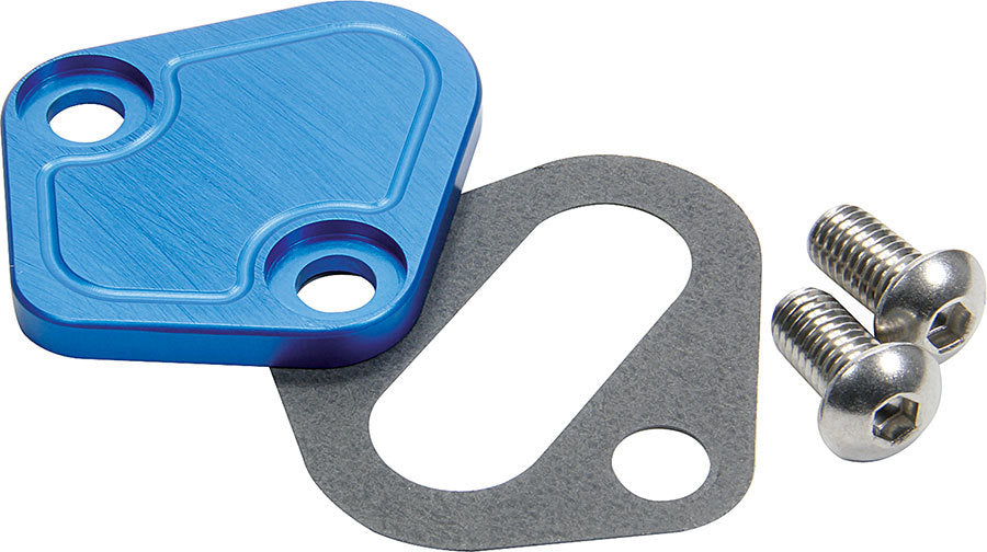 ALLSTAR PERFORMANCE BBC F/P Block Off Plate Blue ALLSTAR PERFORMANCE