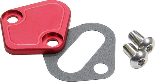 ALLSTAR PERFORMANCE BBC F/P Block Off Plate Red ALLSTAR PERFORMANCE