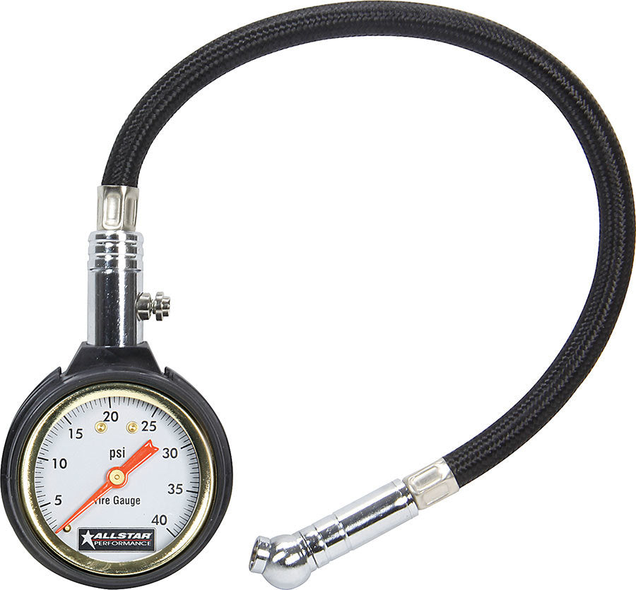 ALLSTAR PERFORMANCE Tire Pressure Gauge 0-40 PSI ALLSTAR PERFORMANCE