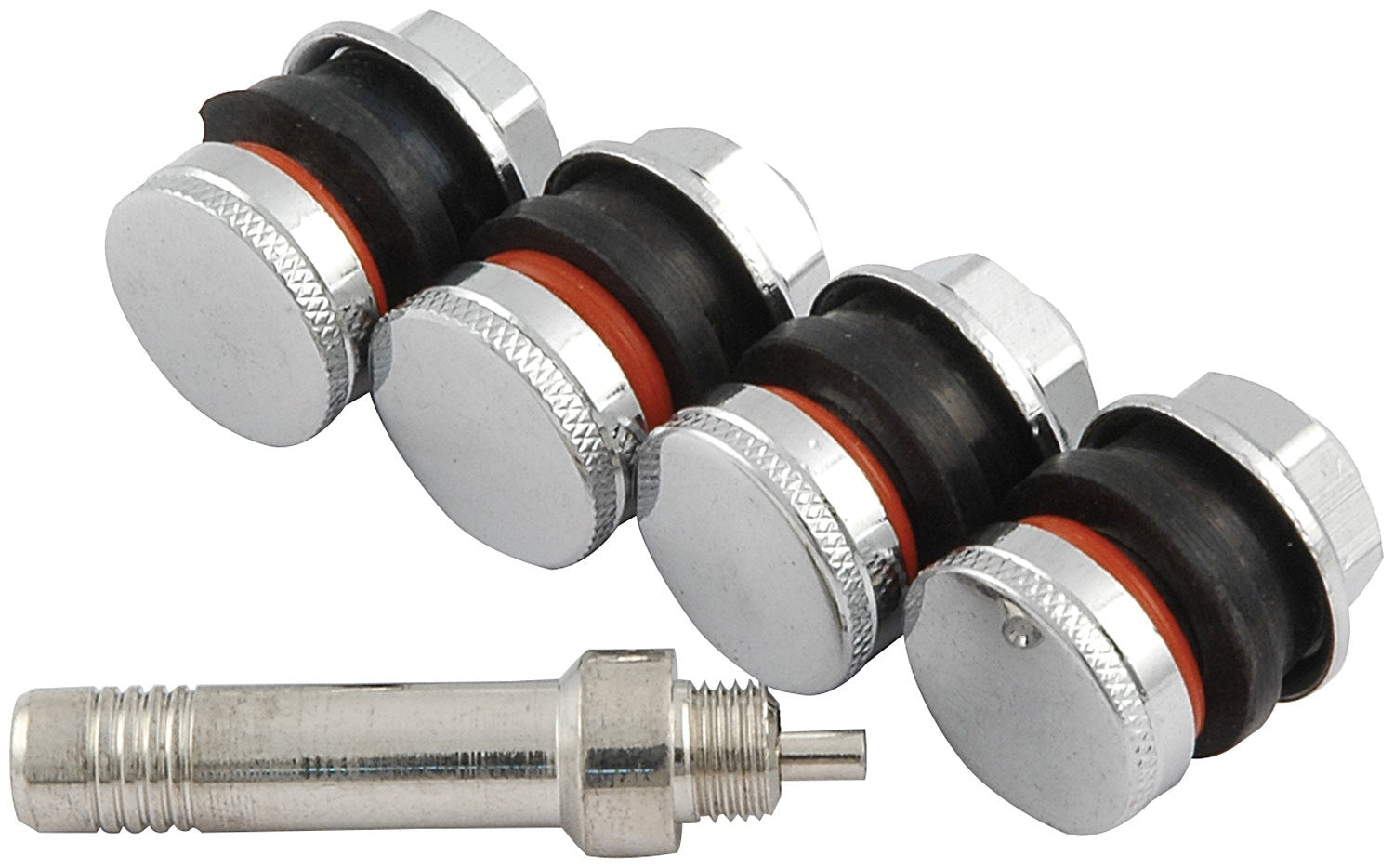 ALLSTAR PERFORMANCE Valve Stem Flush Mount 4pk ALLSTAR PERFORMANCE