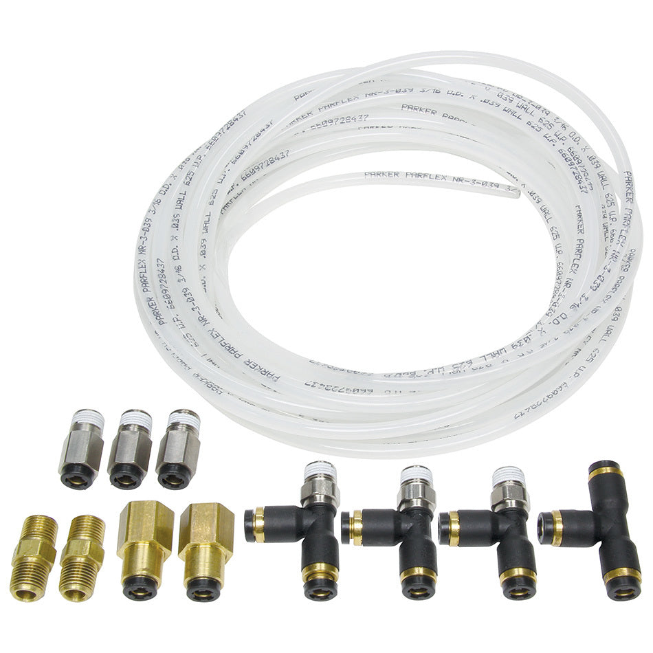 ALLSTAR PERFORMANCE Nylon Brake Line Kit for use w/ Gauges ALLSTAR PERFORMANCE