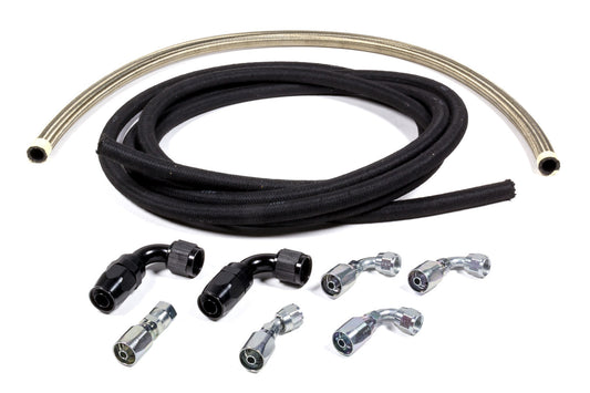 ALLSTAR PERFORMANCE Power Steering Hose Kit Box to Bellhousing Mount ALLSTAR PERFORMANCE