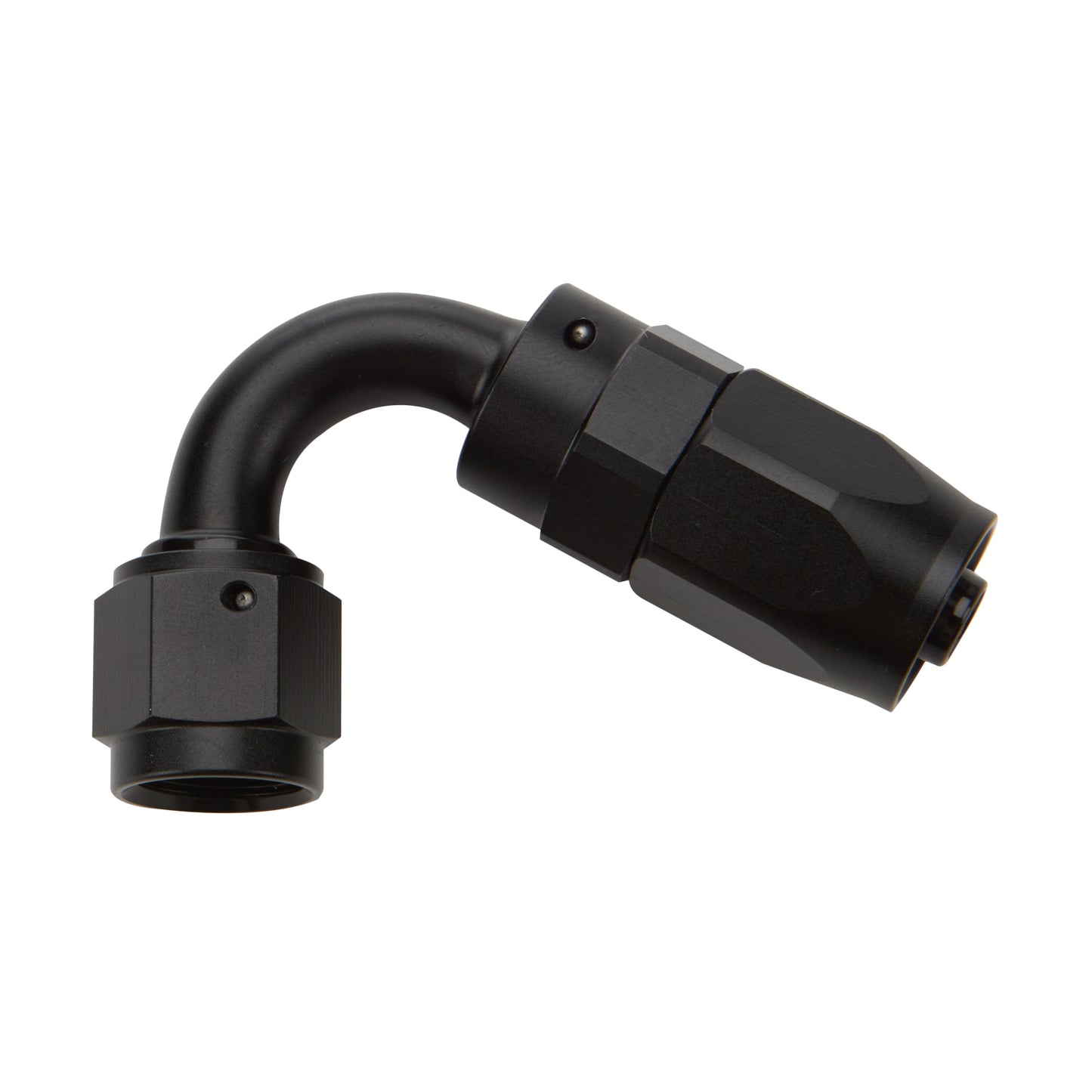 ALLSTAR PERFORMANCE Reusable Hose End Black 120 Deg Elbow -8 ALLSTAR PERFORMANCE