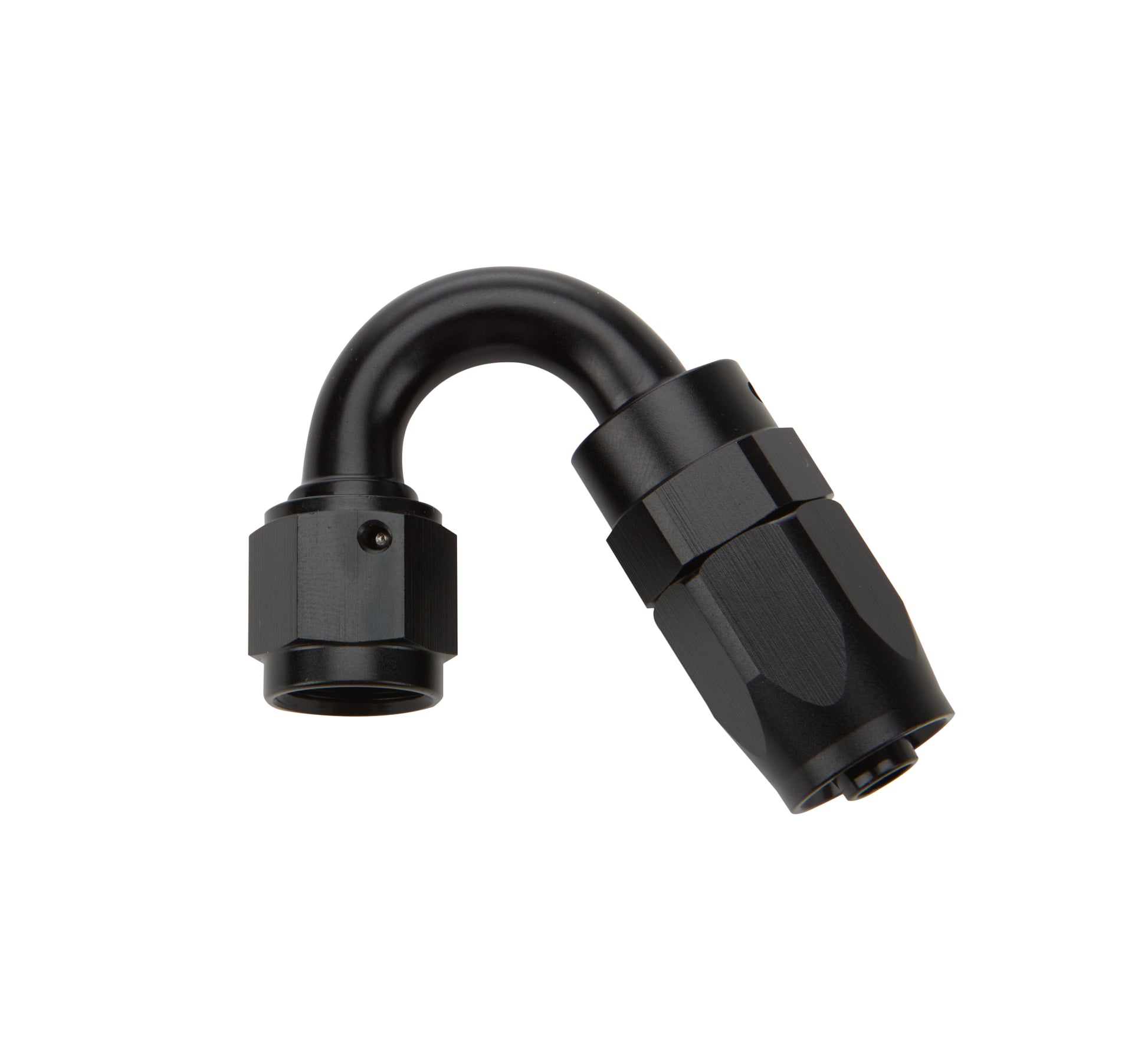 ALLSTAR PERFORMANCE Reusable Hose End Black 150 Deg Elbow -6 ALLSTAR PERFORMANCE