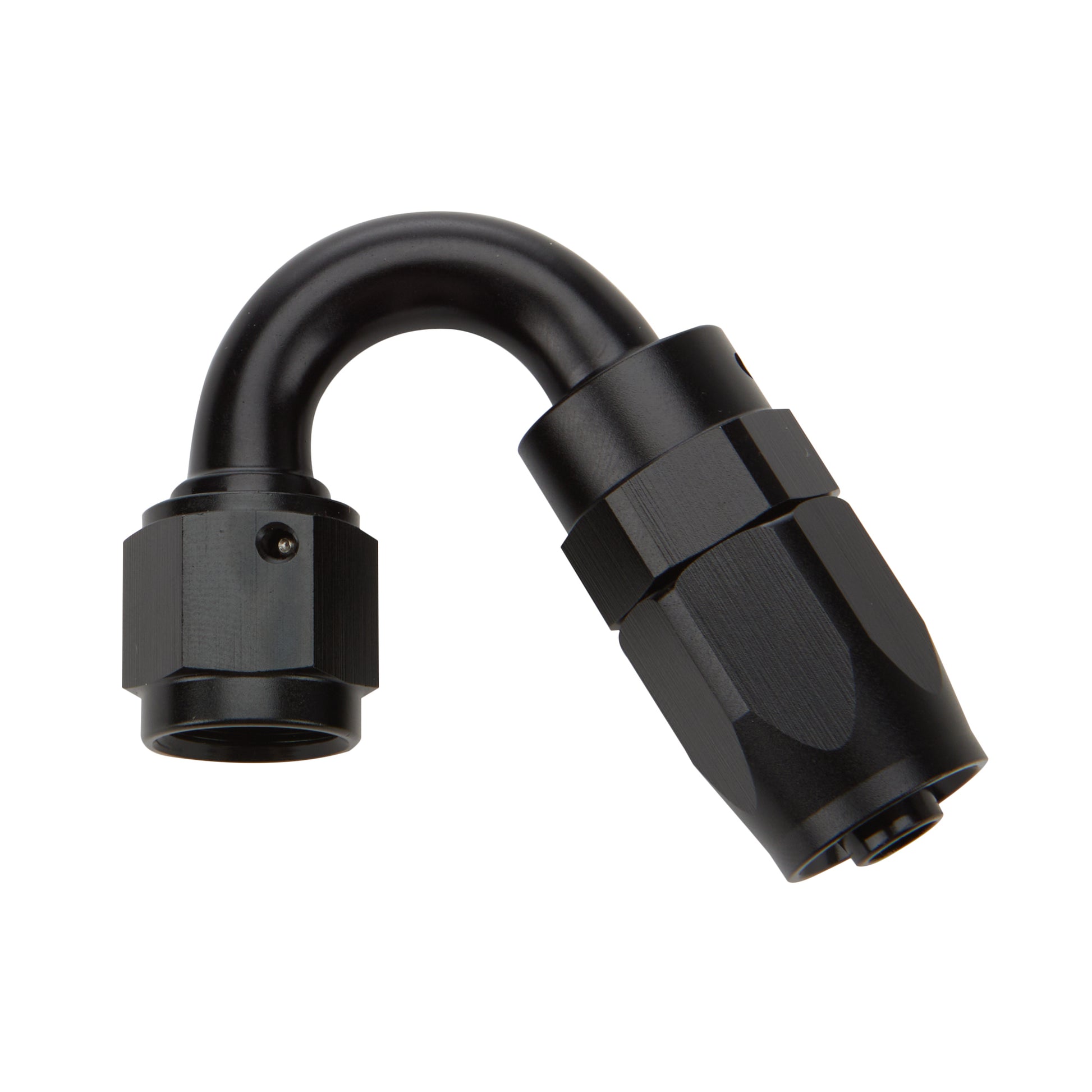 ALLSTAR PERFORMANCE Reusable Hose End Black 150 Deg Elbow -10 ALLSTAR PERFORMANCE