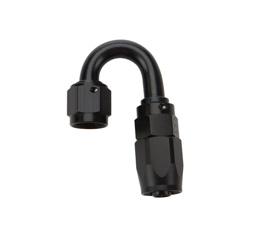 ALLSTAR PERFORMANCE Reusable Hose End Black 180 Deg Elbow -6 ALLSTAR PERFORMANCE