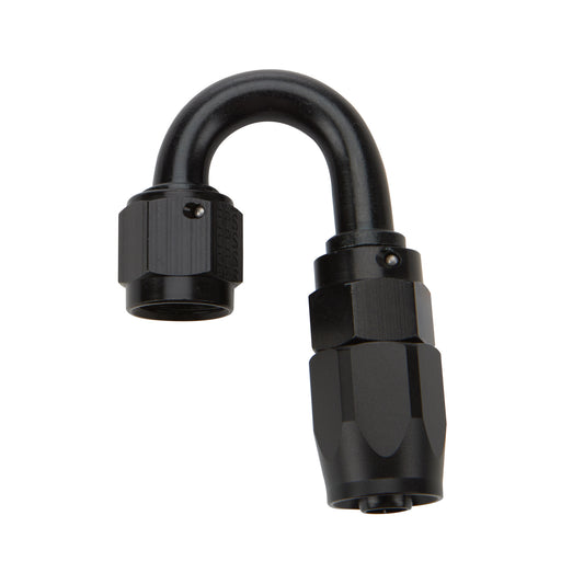 ALLSTAR PERFORMANCE Reusable Hose End Black 180 Deg Elbow -8 ALLSTAR PERFORMANCE