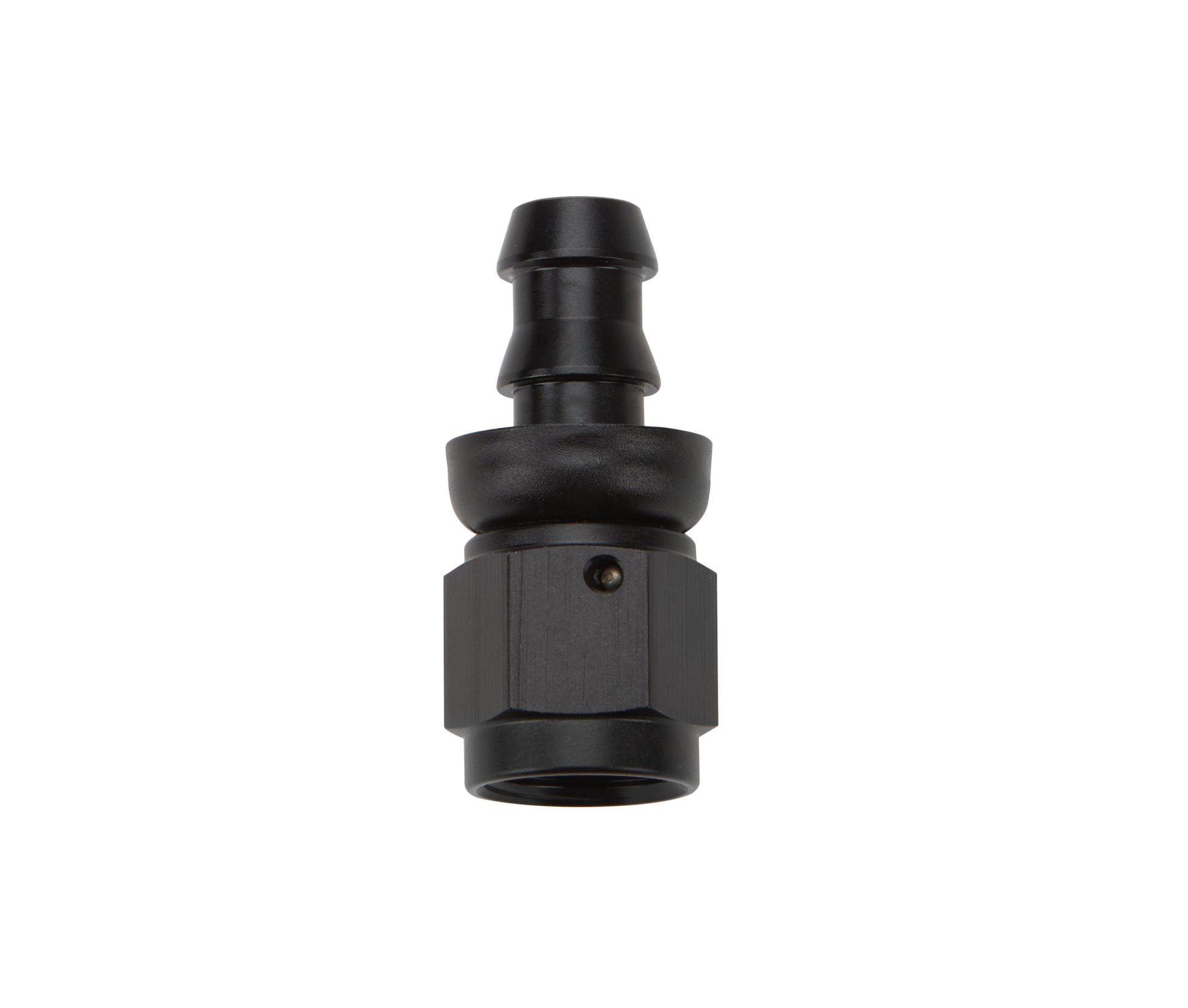 ALLSTAR PERFORMANCE Pushlock Hose End Black Straight -6 ALLSTAR PERFORMANCE