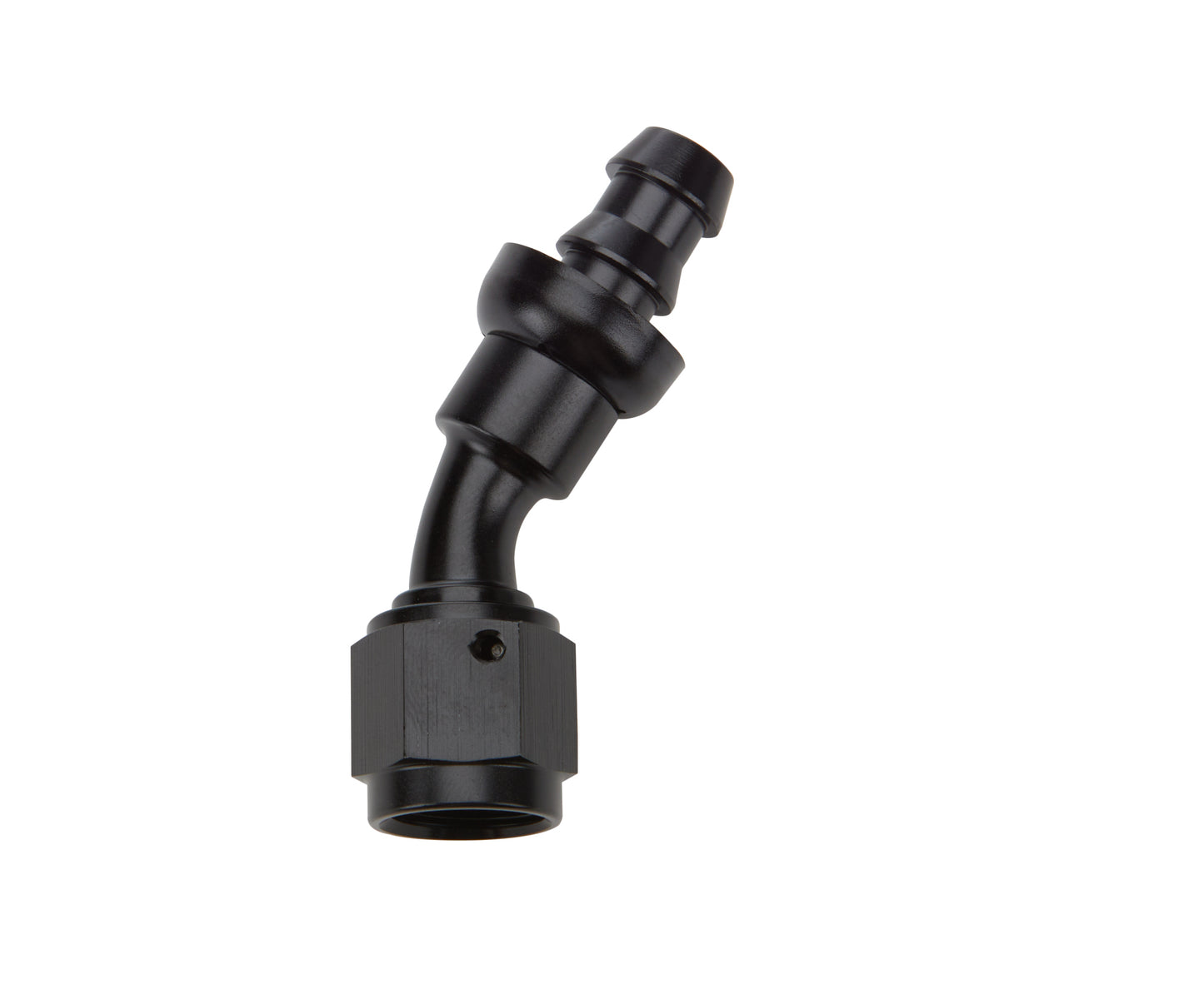 ALLSTAR PERFORMANCE Pushlock Hose End Black 30 Deg Elbow -6 ALLSTAR PERFORMANCE