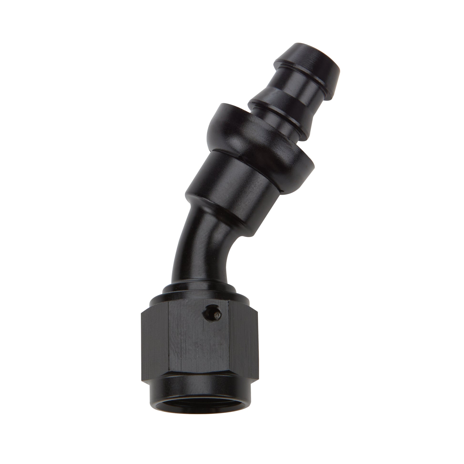 ALLSTAR PERFORMANCE Pushlock Hose End Black 30 Deg Elbow -12 ALLSTAR PERFORMANCE