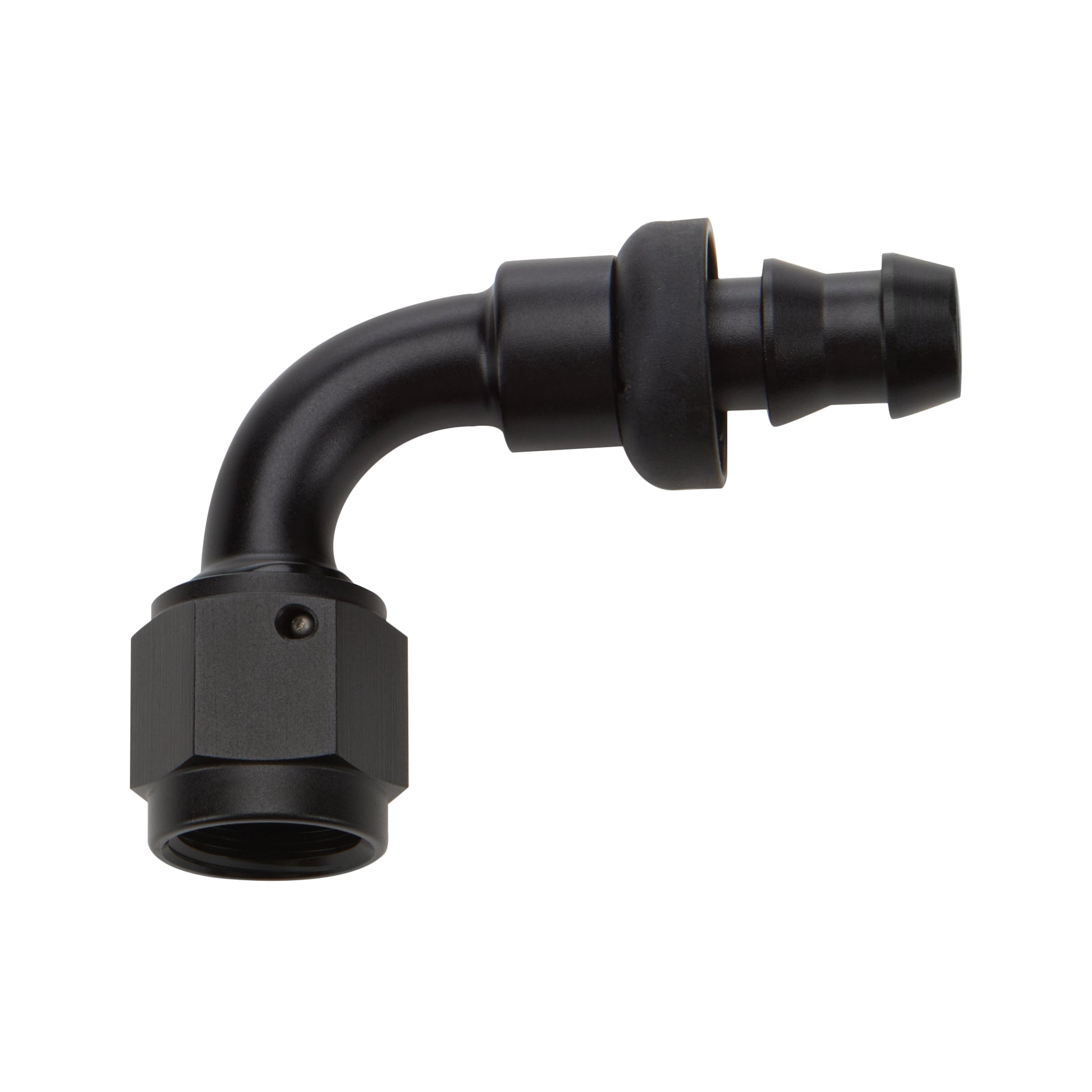 ALLSTAR PERFORMANCE Pushlock Hose End Black 90 Deg Elbow -8 ALLSTAR PERFORMANCE