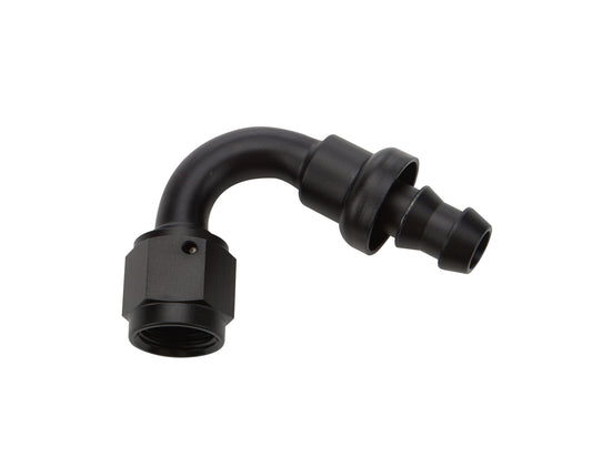 ALLSTAR PERFORMANCE Pushlock Hose End Black 120 Deg Elbow -6 ALLSTAR PERFORMANCE