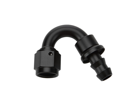 ALLSTAR PERFORMANCE Pushlock Hose End Black 150 Deg Elbow -6 ALLSTAR PERFORMANCE