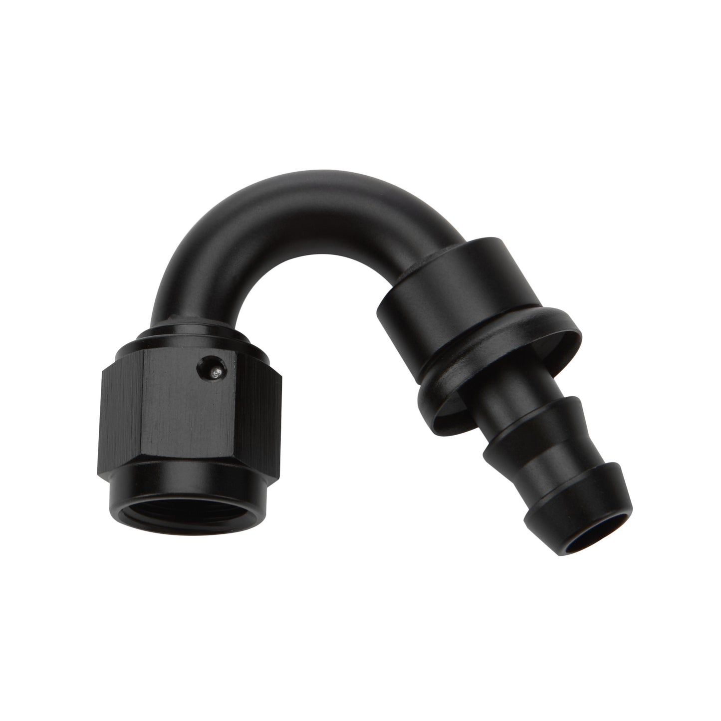 ALLSTAR PERFORMANCE Pushlock Hose End Black 150 Deg Elbow -12 ALLSTAR PERFORMANCE