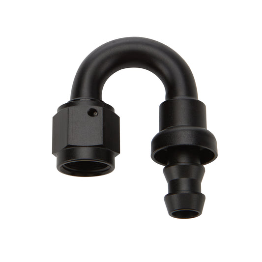 ALLSTAR PERFORMANCE Pushlock Hose End Black 180 Deg Elbow -16 ALLSTAR PERFORMANCE