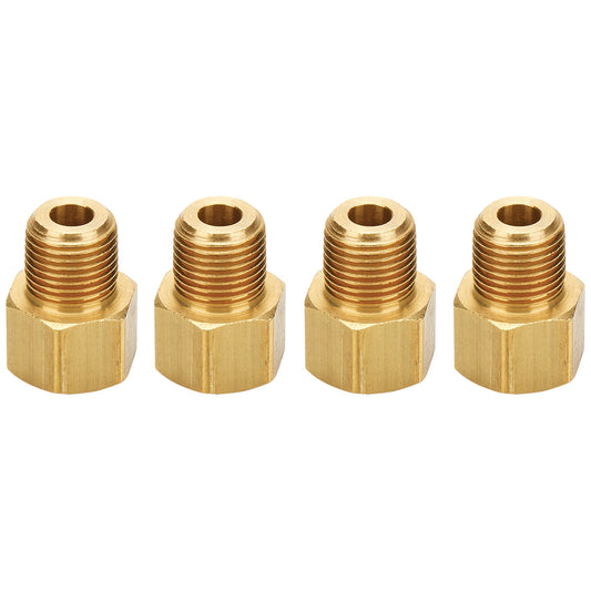 ALLSTAR PERFORMANCE Adapter Fittings 1/8 NPT to 1/4 Line 4pk ALLSTAR PERFORMANCE