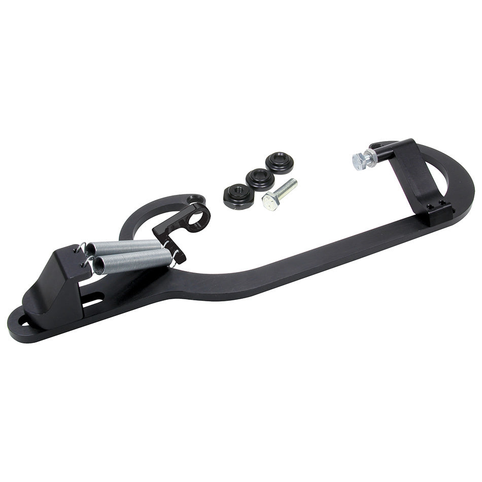 ALLSTAR PERFORMANCE Throttle Return Spring Bracket with Stop Black ALLSTAR PERFORMANCE