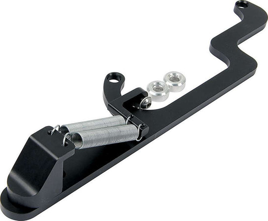 ALLSTAR PERFORMANCE Throttle Return Bracket 4500 Black ALLSTAR PERFORMANCE