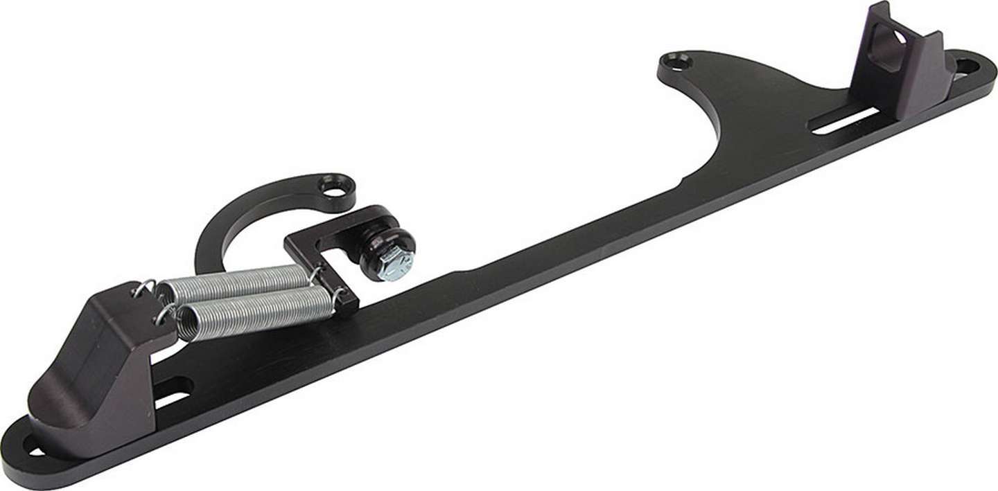 ALLSTAR PERFORMANCE Throttle Bracket GM Black 4150/Edelbrock ALLSTAR PERFORMANCE