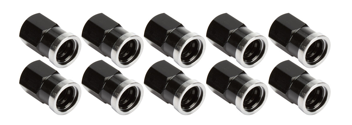 ALLSTAR PERFORMANCE QC Cover Nuts Short Black 10pk ALLSTAR PERFORMANCE