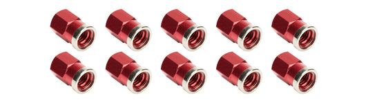 ALLSTAR PERFORMANCE QC Cover Nuts Short Red 10pk ALLSTAR PERFORMANCE