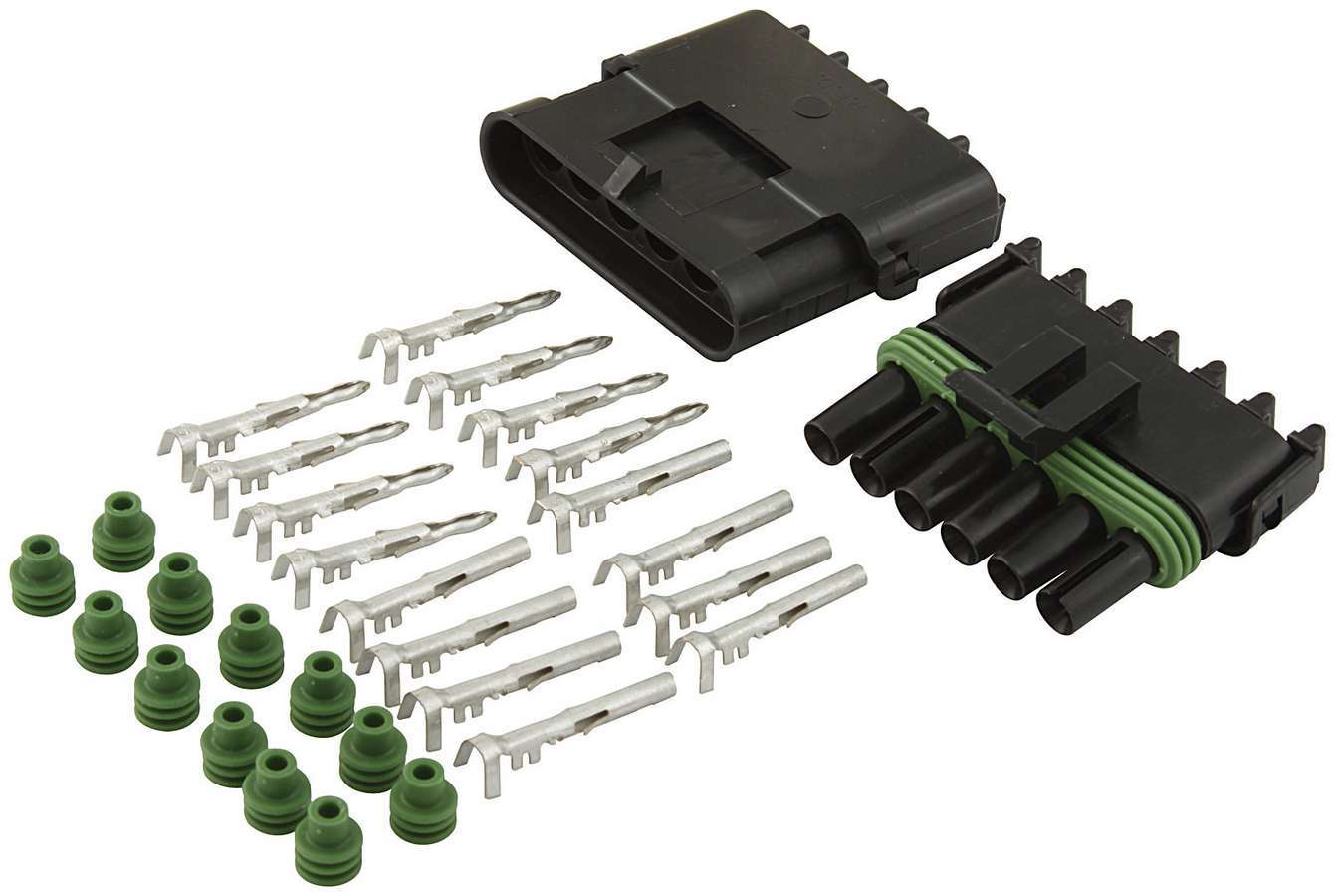 ALLSTAR PERFORMANCE 6-Wire Weather Pack Connector Kit ALLSTAR PERFORMANCE