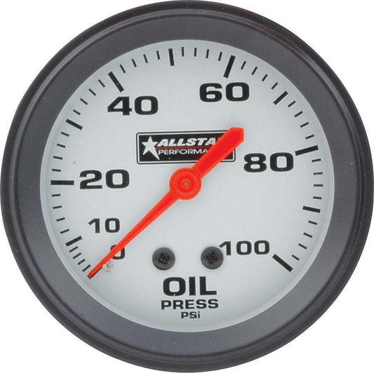 ALLSTAR PERFORMANCE Oil Pressure Gauge 0-100PSI 2-5/8in ALLSTAR PERFORMANCE