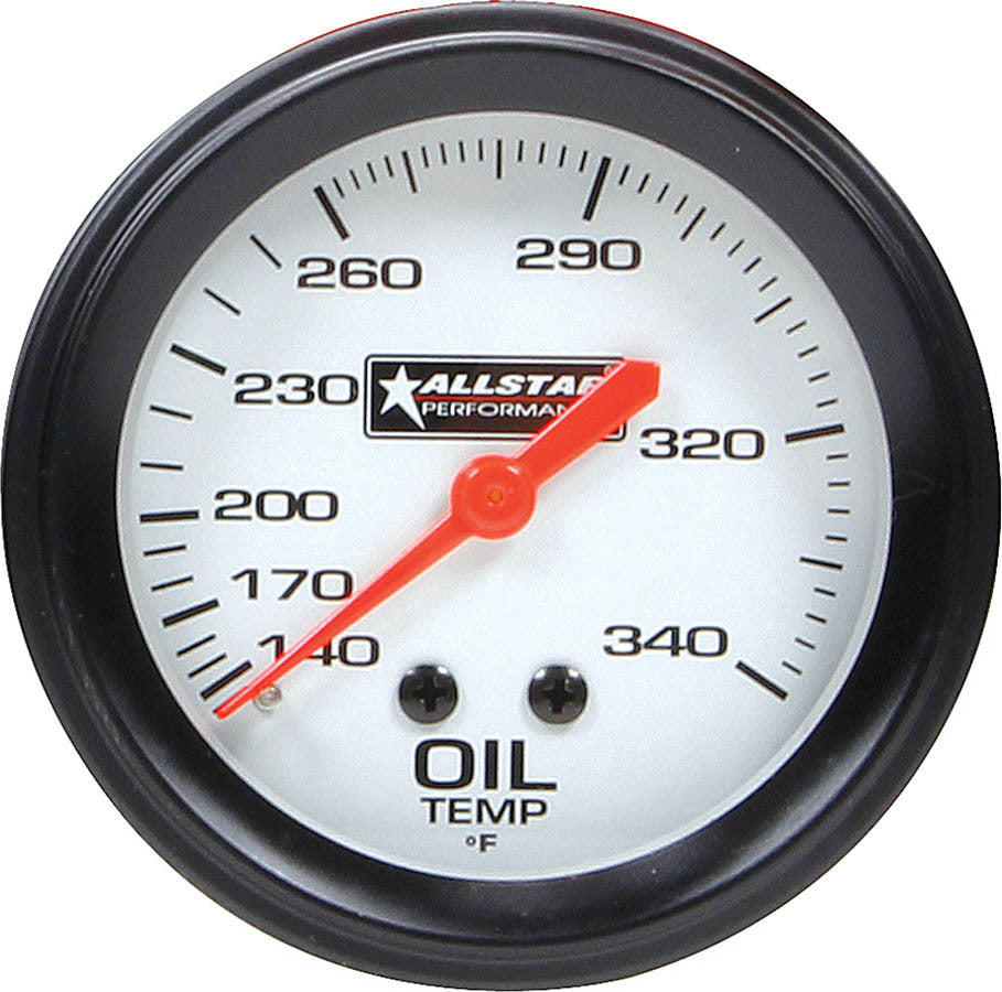 ALLSTAR PERFORMANCE Oil Temp Gauge 140-340F 2-5/8in ALLSTAR PERFORMANCE