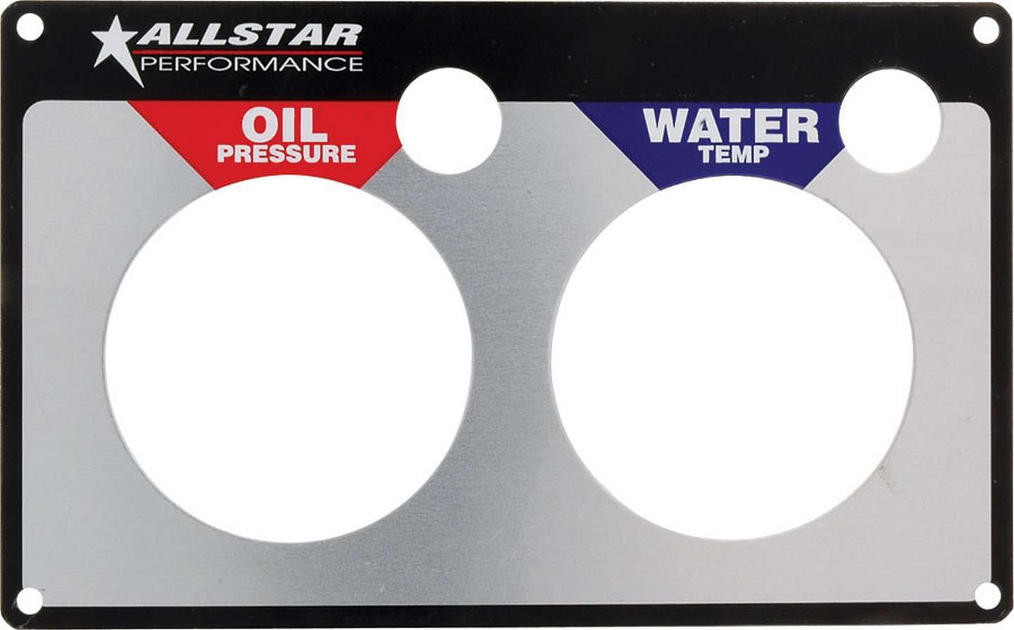 ALLSTAR PERFORMANCE Repl 2 Gauge Panel OP/WT ALLSTAR PERFORMANCE